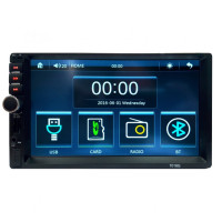 Автомагнітола 2din 7018G GPS Авто магнітола Автозвук з Bluetooth AUX USB FM AVI SD дисплей сенсор 7