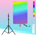 Світлодіодна прямокутна лампа RGB PM-60 зі штативом 2м та пультом портативне відеосвітло 50х35cм для зйомок