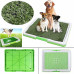Туалет для собак триярусний Puppy Potty Pad килимок лоток для домашніх тварин з решіткой та травою 47х34х6см