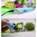 3D Ручка для дітей 3Д ручка 2 покоління з дисплеєм LCD Pen 2 Блакитна для дітей Набір з Еко Пластиком