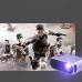 Портативний міні проектор Projector LED YG320 Mini сірий з динаміком для дому лед проектор кишеньковий домашній
