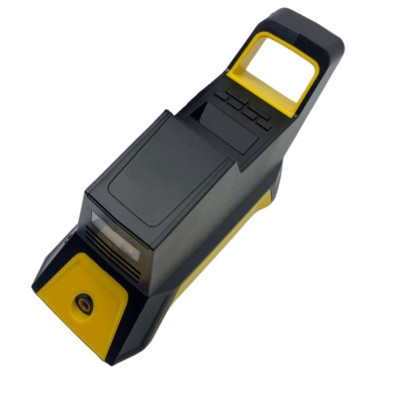 Компресор автомобільний від прикурювача Air Pump c1809-1 насос для підкачки шин з ліхтарем і дисплеєм