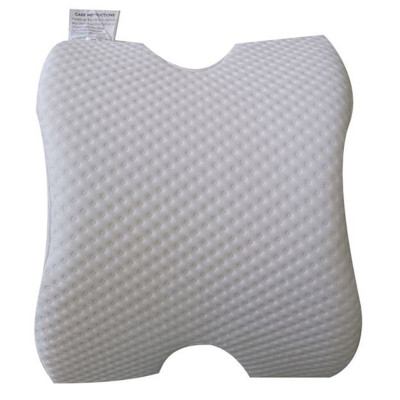 Ортопедична Подушка тунель з пам'яттю Memory Foam Pillow з тунелем для руки для шиї з піною Біла