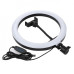 Кільцева LED лампа зі штативом 2м Ring fill Light 30 см світлодіодна від USB селфі кільце з пультом на шнурі