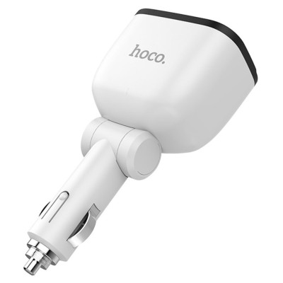 Автомобильная зарядка Hoco Z28 Зарядное устройство 2xUSB от прикуривателя с вольтметром Разветвитель в авто