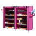 Тканинна шафа складна полиця для зберігання взуття органайзер Shoe Cabinet каркасний стелаж у передпокій