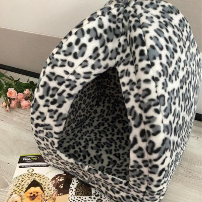 Переносний будиночок Pet Hut м'які лежаки для котів та собак будка для домашніх вихованців