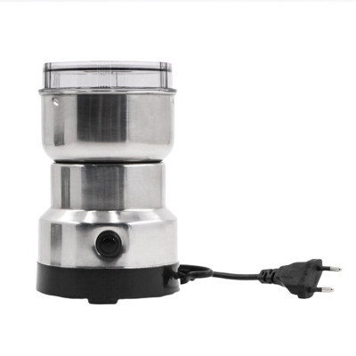 Кофемолка электрическая 200W измельчитель из нержавейки для кофе орехов и трав