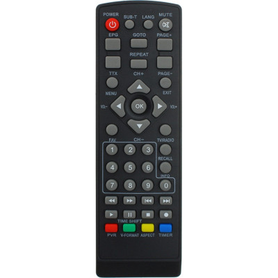 Цифрова приставка DVB-T2 з дисплеєм та пультом тюнер ресивер SKY BOX ZAR139 для телевізора