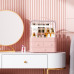 Органайзер для косметики Пилезахисний Водонепроникний Cosmetic Storage Box LD 288 Двох'ярусний бокс Рожевий