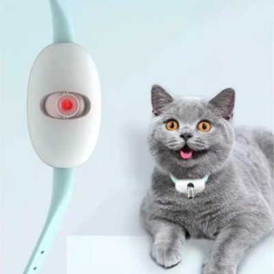 Розумний лазерний нашийник для кішок Smart Laser Collar Смарт іграшка з лазерною указкою
