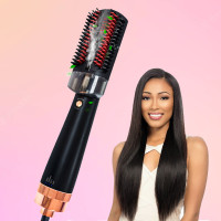Фен щетка Hair Steam Brush 3в1 Электрическая расческа для укладки и выпрямления утюжок плойка стайлер