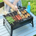 Переносний мангал чемодан складний BBQ портативний барбекю гриль з решіткою для пікніка