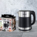 Электрочайник 2,5 л металлический Hoffmans Electronics HM-2545 Электрический чайник для дома 2000W Черный
