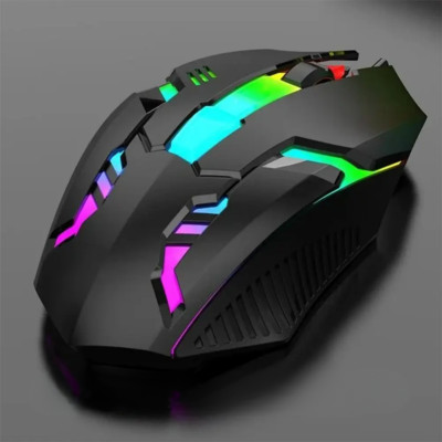 Дротова клавіатура з мишкою LED Keyboard Mouse KM 5003 Ігровий набір з підсвічуванням для комп'ютера