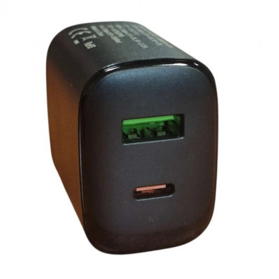Мережевий зарядний пристрій 20W адаптер з Type-C та USB виходом IMS-C3007 Блок для швидкого заряджання телефону 5V 3A