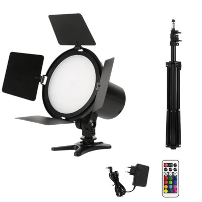 Світлодіодний RGB прожектор JSL-216 з пультом та штативом 2м LED лампа відеосвітло для студійної зйомки