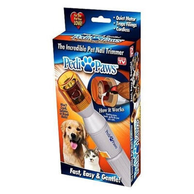 Електричний триммер кігтерез Pedi Paws кусачки для кігтів собак і котів когтерізка для тварин