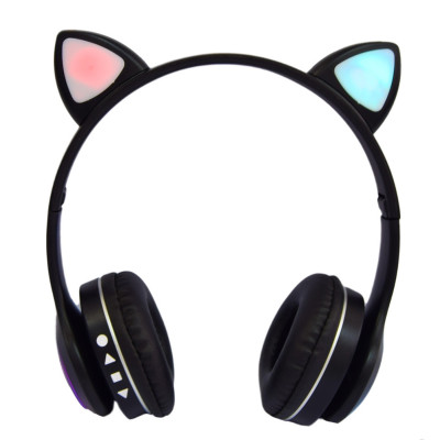 Навушники бездротові з вушками Cat Ear VZV 23M дитячі навушники котячі вушка з мікрофоном