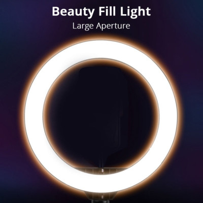 Кільцева лампа 26см зі штативом настільна Ring light Led Набір блогера світлодіодне селфі кільце