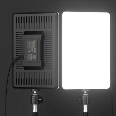 Світлодіодна прямокутна лампа LED Photography Fill Light 23х16см з пультом та штативом 2м для фото та відео