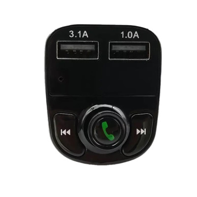 Авто FM трансмітер Блютуз Модулятор гучномовець MP3 ЮСБ для авто Earldom ET M29 2 usb чорний