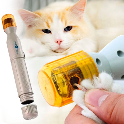 Електричний триммер кігтерез Pedi Paws кусачки для кігтів собак і котів когтерізка для тварин