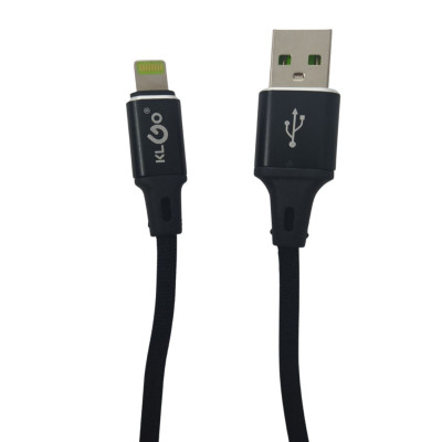 Лайтінг кабель S20 для зарядки айфону і передачі даних USB Lightning 2А провід зарядний 1м