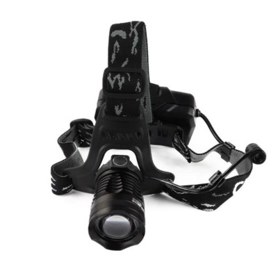 Акумуляторний налобний ліхтар Head Lamp 8775 з фокусуванням променя Led ліхтарик на голову перезаряджуваний