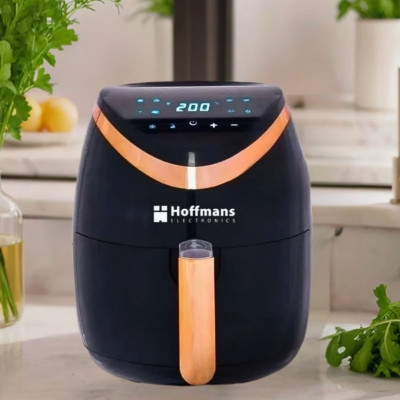 Аерофритюрниця безмасляна сенсорна 2400W мультипіч НМ-776А на 6л з таймером та знімною чашею для дому