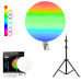 Світлодіодна кругла лампа RGB-LED Fill Light GS-450 кольорова 45см з пультом та штативом 2м для студійної зйомки