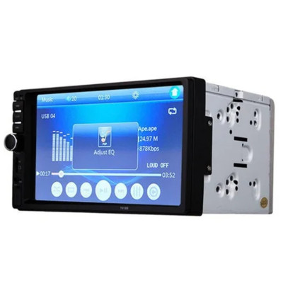 Автомагнітола 2din 7018G GPS Авто магнітола Автозвук з Bluetooth AUX USB FM AVI SD дисплей сенсор 7