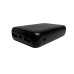 Зовнішній акумулятор з дисплеєм Power Bank MMCtech 12000 mAh Повербанк Чорний