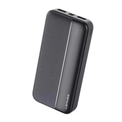 Power bank 20000 mAh LENYES зовнішній акумулятор універсальний зарядний пристрій повербанк тайп сі та юсб