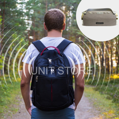 Портативна бездротова Bluetooth колонка Hopestar H24 Чорна Потужна USB FM стерео акустика Спікерфон