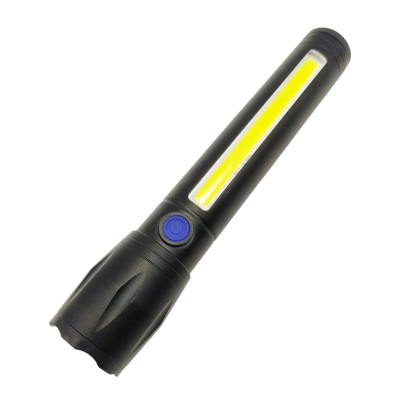 Ліхтар ручний BL-C73 компактний акумуляторний світлодіодний USB ліхтарик у кейсі з фокусуванням променя