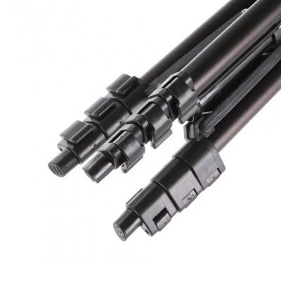 Штатив тринога для камери Tripod 3120A з кріпленням для телефону 102 см алюмінієвий з вбудованим рівнем