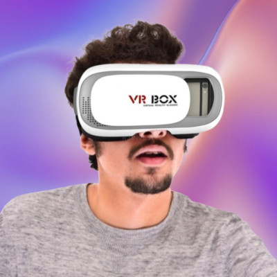 Окуляри віртуальної реальності VR BOX з пультом Шолом 3D для телефону Стерео та відео окуляри
