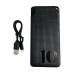 Повербанк Power Bank MMCtech 15000 mAh Зовнішній акумулятор з дисплеєм Чорний