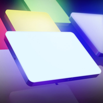 Прямокутна світлодіодна лампа 23х16см для студійного освітлення RGB F99 з пультом для фото та відео