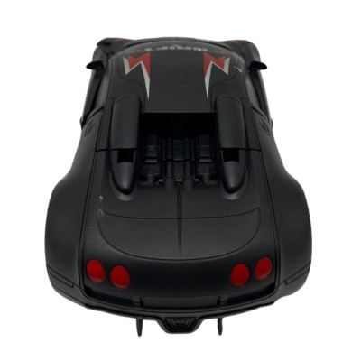 Машинка трансформер на радіокеруванні акумуляторна 2в1 Bugatti autobot Робот автобот на пульті управління