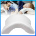 Ортопедична Подушка тунель з пам'яттю Memory Foam Pillow з тунелем для руки для шиї з піною Біла