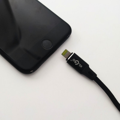 Лайтінг кабель S20 для зарядки айфону і передачі даних USB Lightning 2А провід зарядний 1м