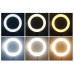 Кільцева світлодіодна LED лампа RING 45 см з трьома тримачами для телефону блогера фото відео селфи кільце