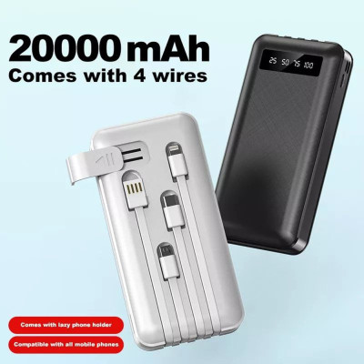 Повербанк TRM 1021 20000 mAh Power bank зарядний пристрій для телефону Micro USB Type C USB Lightning