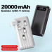 Повербанк TRM 1021 20000 mAh Power bank зарядний пристрій для телефону Micro USB Type C USB Lightning