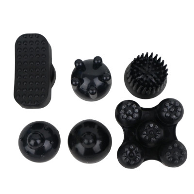 Вібраційний ручний масажер Body Massager JY-8820B для всього тіла багатофункціональний з 6 насадками