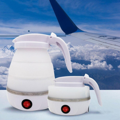 Силіконовий електрочайник дорожній складний Elecreic Kettle 600 мл сучасний портативний електронний чайник