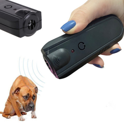 Ультразвуковий відлякувач для собак Dog repeller TJ 3008 Кишеньковий Чорний