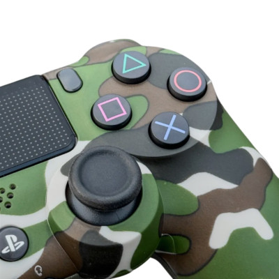 Джойстик геймпад DualShock 4 Green Camo бездротовий багатофункціональний контролер для PS4 камуфляж